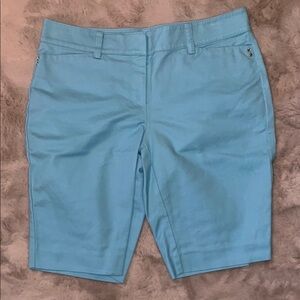 White House Black Market Blue Bermuda Shorts